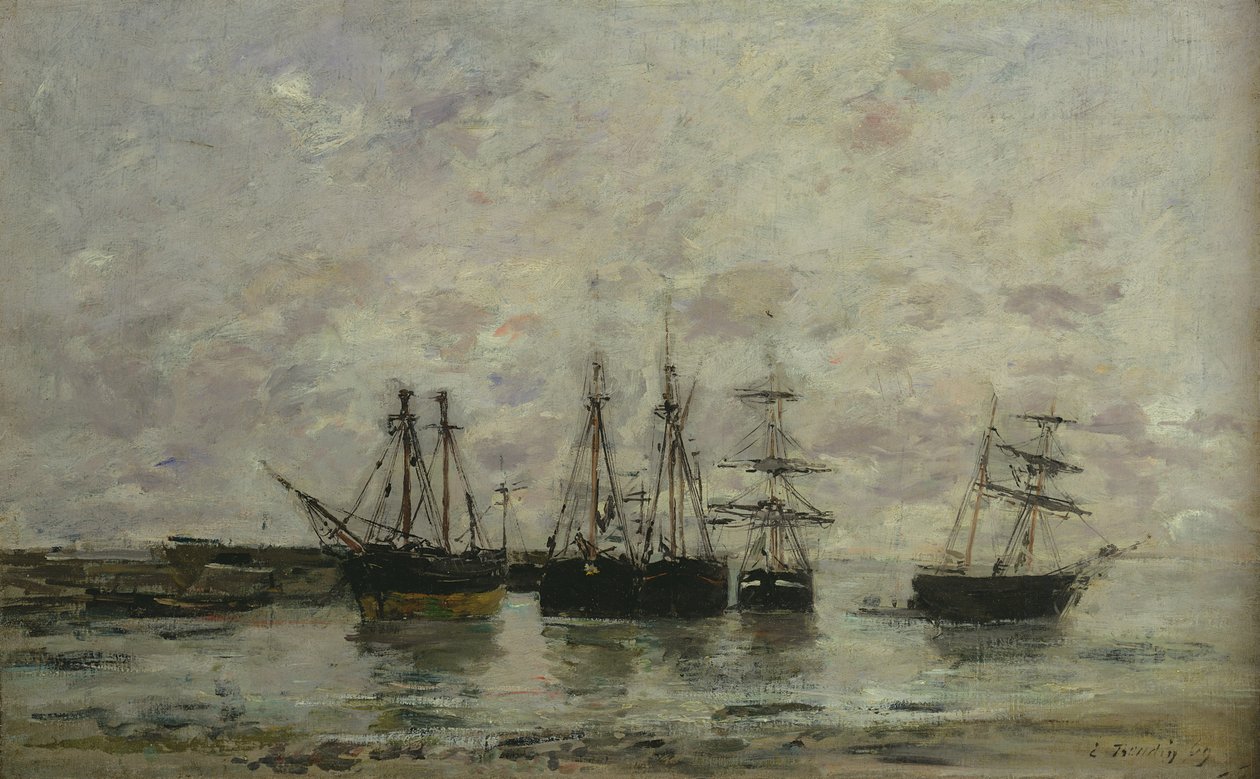 Portrieux，1869年 作者 尤金·路易斯·布丁