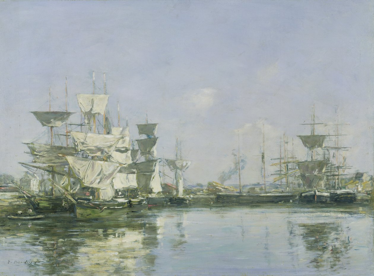 多维尔盆地，1880  -  85年 作者 尤金·路易斯·布丁