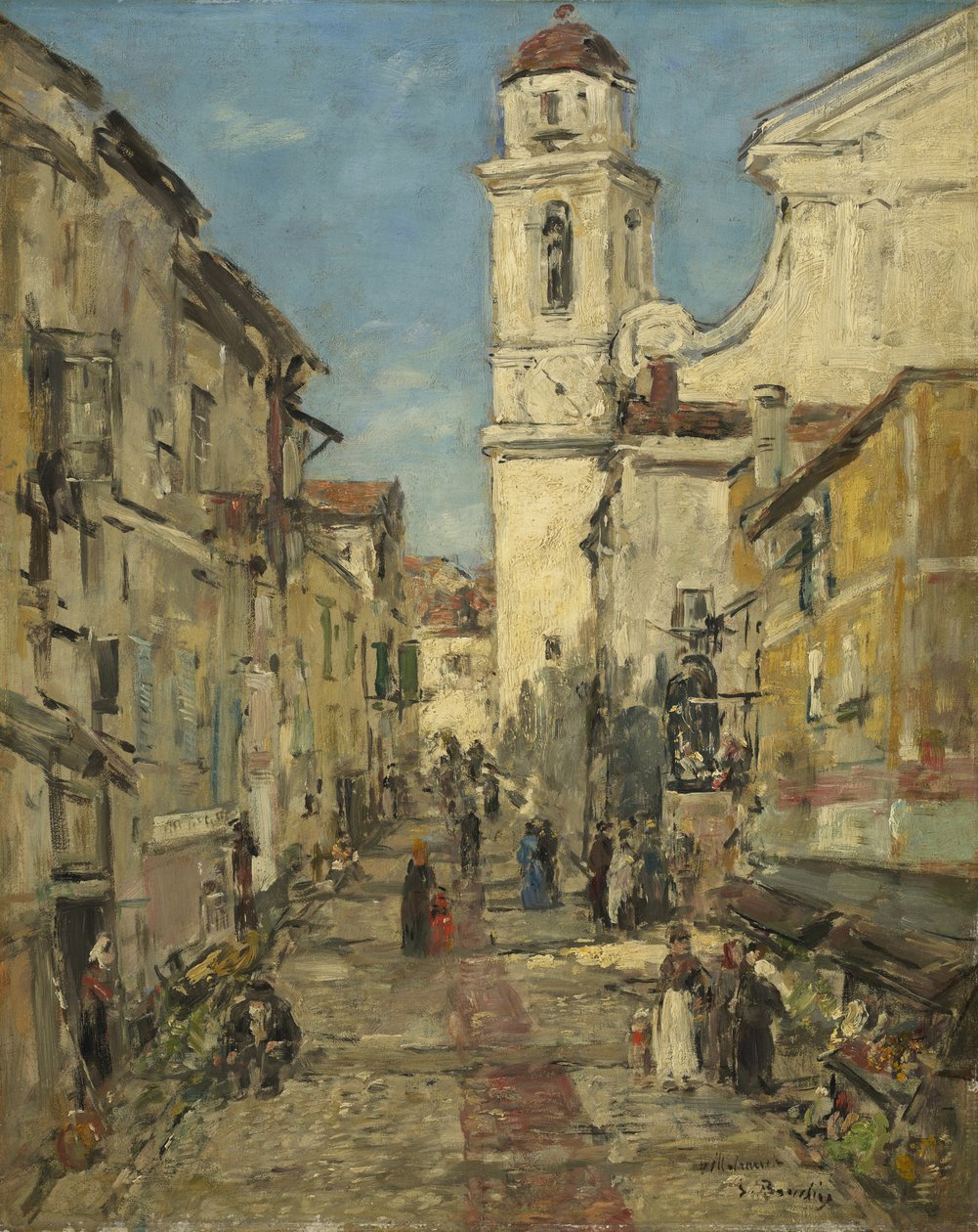 Villefranche，约1892年 作者 尤金·路易斯·布丁