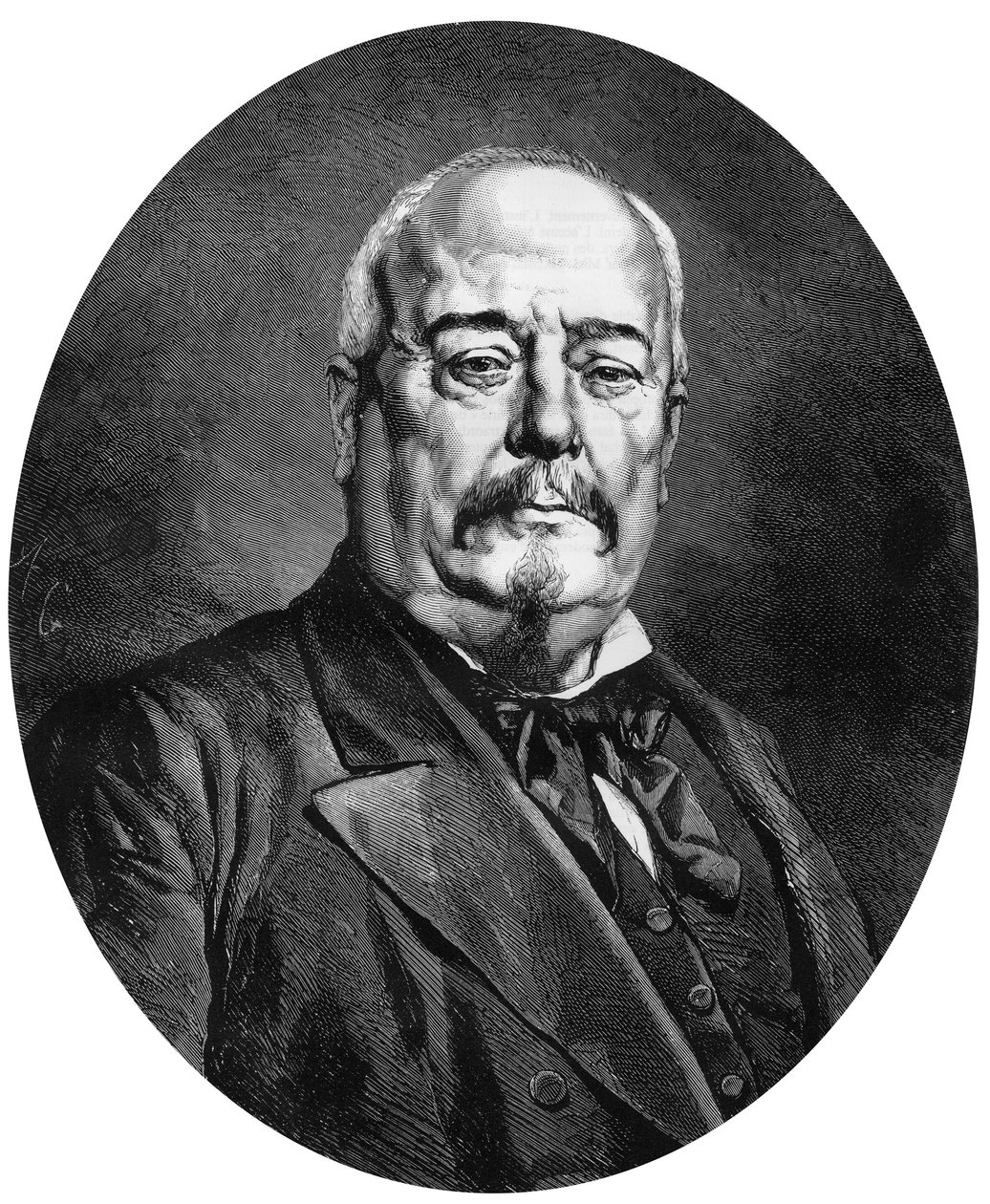 Francois-Achille Bazaine，根据 Maunoury 的照片雕刻 作者 尤金·曼努里