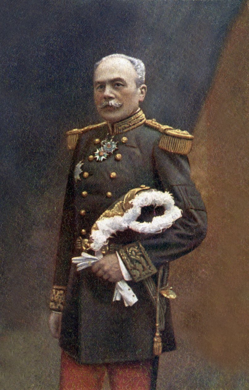Fernand de Langle de Cary（1849-1927 年），一战期间的法国军官（凡尔登），Eugene Pirou 摄 作者 尤金·皮鲁（Eugene Pirou）