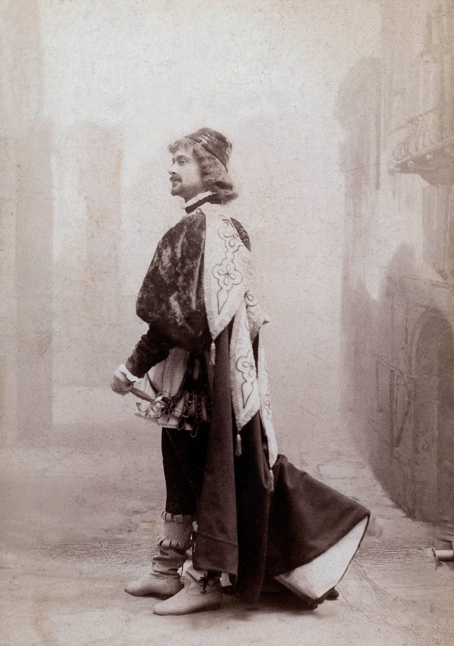 法国喜剧演员 Dauvillier，约 1900 年，Eugene Pirou 摄 作者 尤金·皮鲁（Eugene Pirou）
