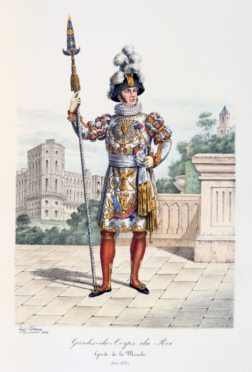 国王卫队，海峡卫队，1814-30 作者 尤金·蒂特克斯（Eugene Titeux）