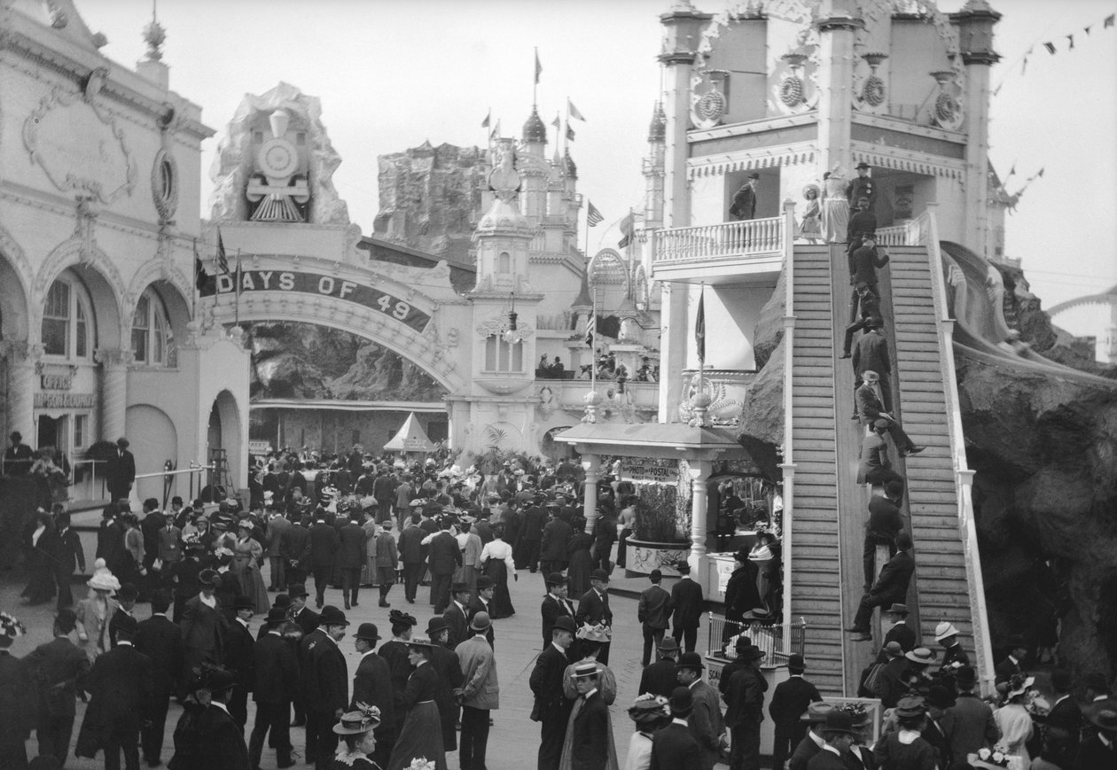 月神公园，1909年（硝酸盐阴性） 作者 尤金·韦姆林格