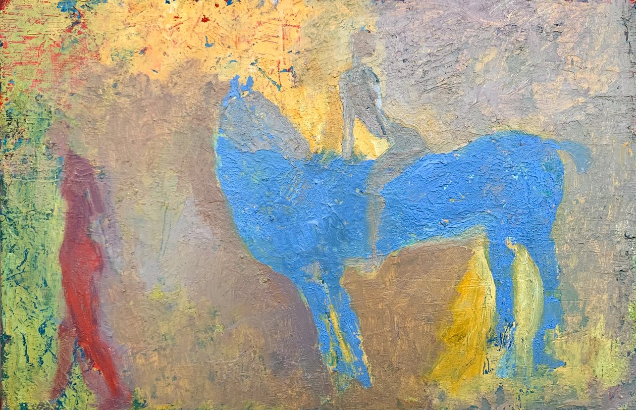 永恒之旅，2017（木板油画） 作者 欧仁妮·沃伦斯卡娅
