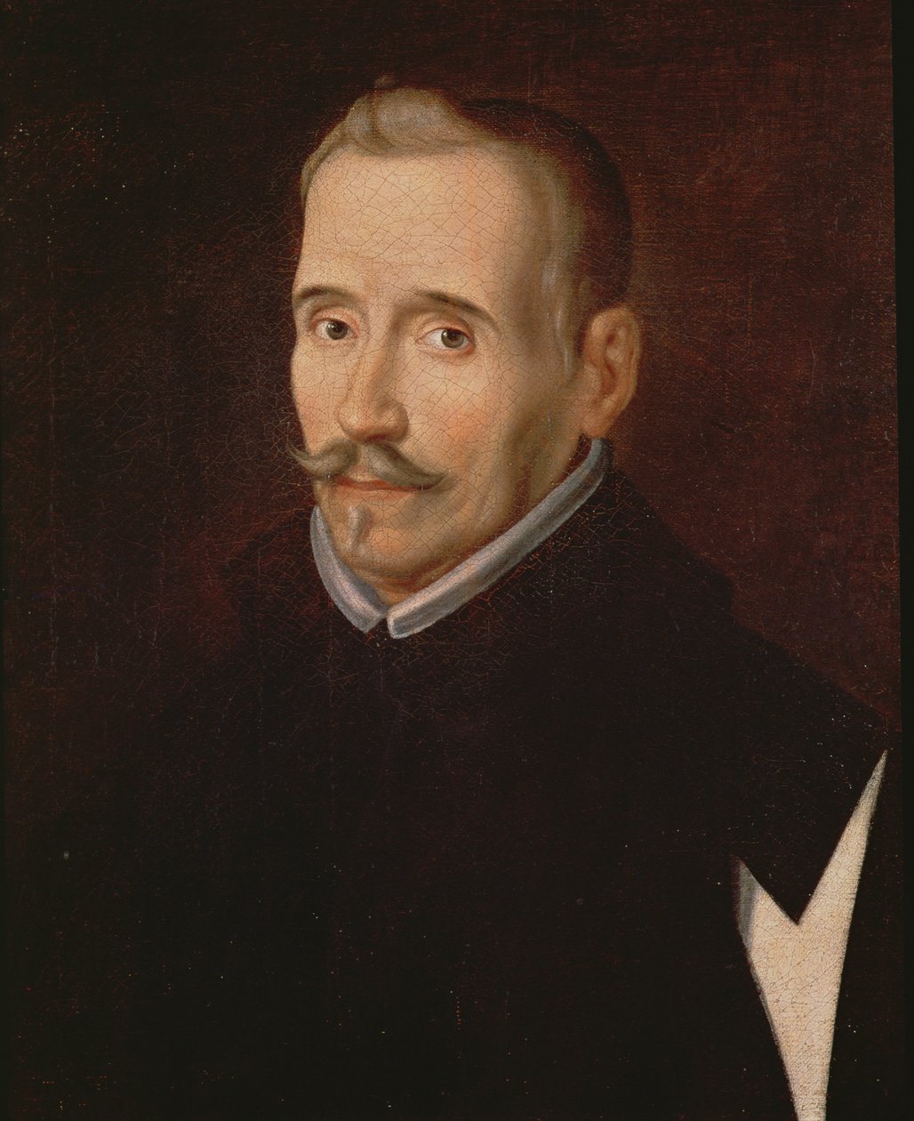 Lope Felix de Vega Carpio 1562-1635油画布102965画布细节 作者 Eugenio Caxes