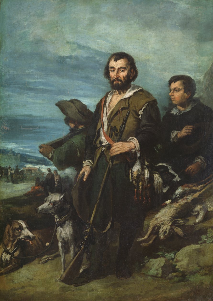 猎人，1862年 作者 欧金尼奥·卢卡斯·贝拉斯克斯