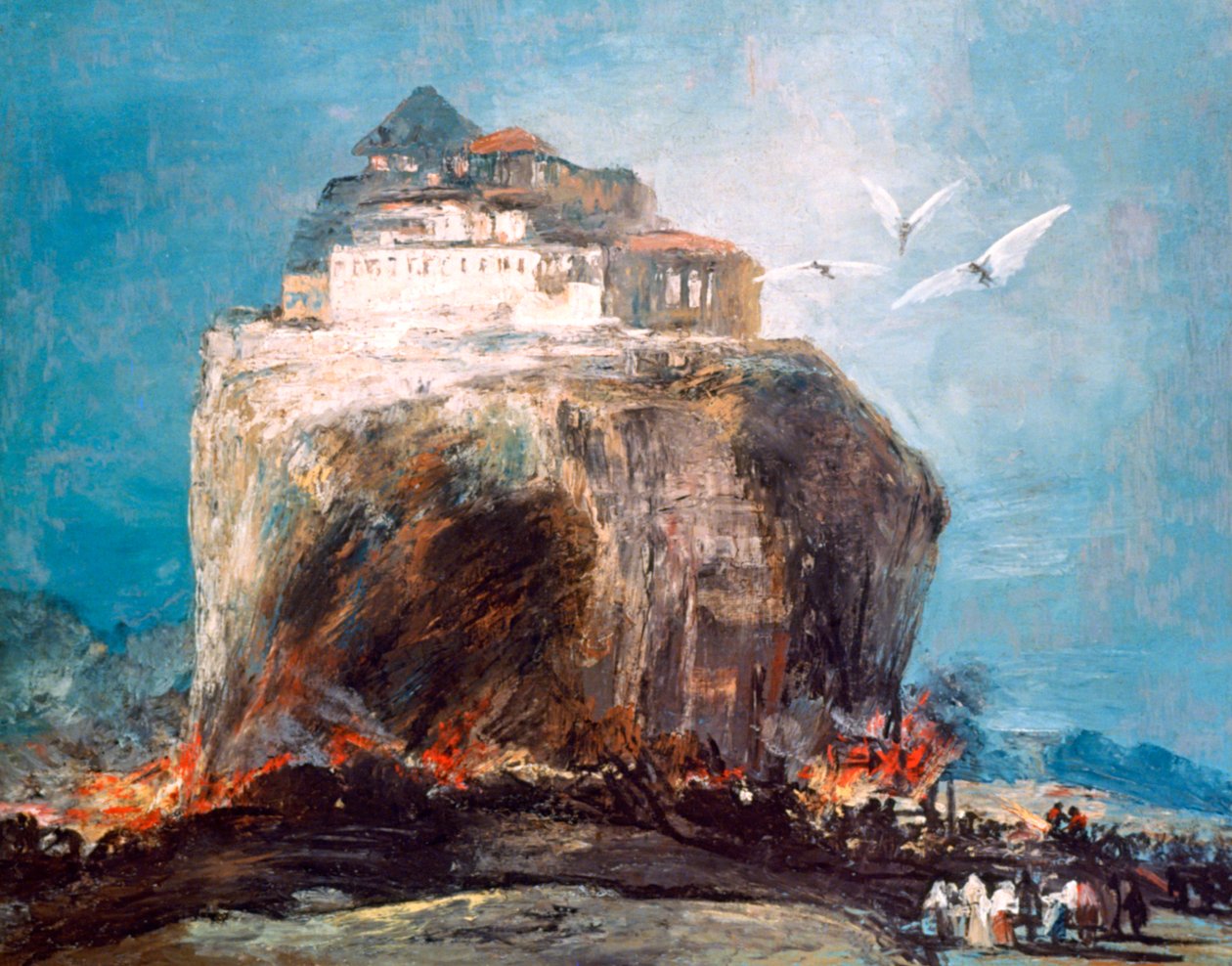 岩石之城，c1878-1918 作者 欧金尼奥·卢卡斯·维拉米尔