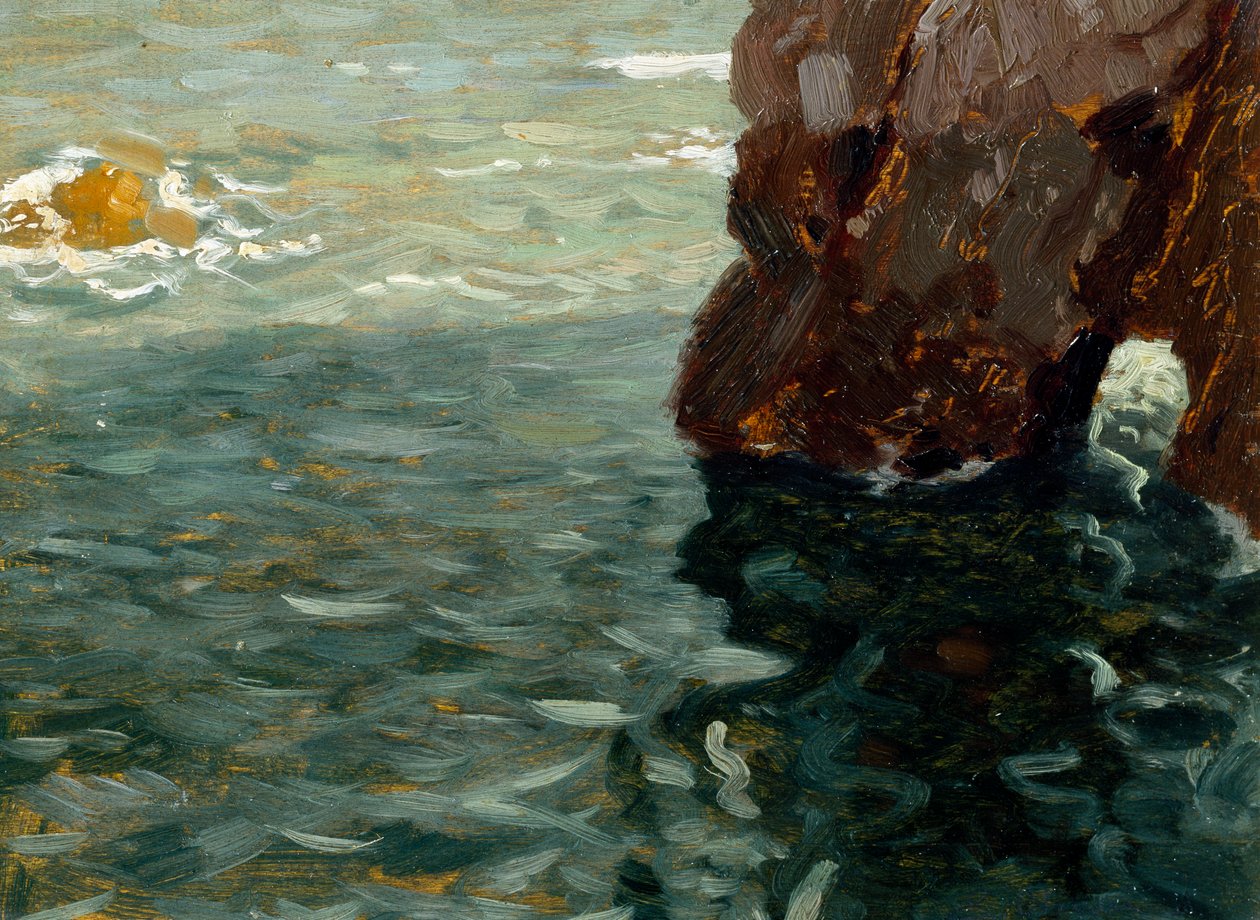 海（油画） 作者 欧金尼奥·奥利瓦里（Eugenio Olivari）
