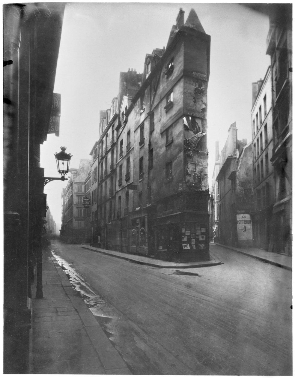Rue de Seine和Rue de l&39;Echaude，巴黎，c.1900 作者 欧仁·阿格特