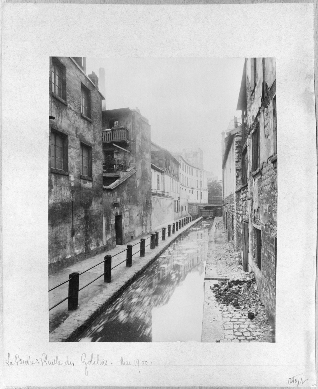 Bievre，Ruelle des Gobelins，巴黎，1900年5月 作者 欧仁·阿格特