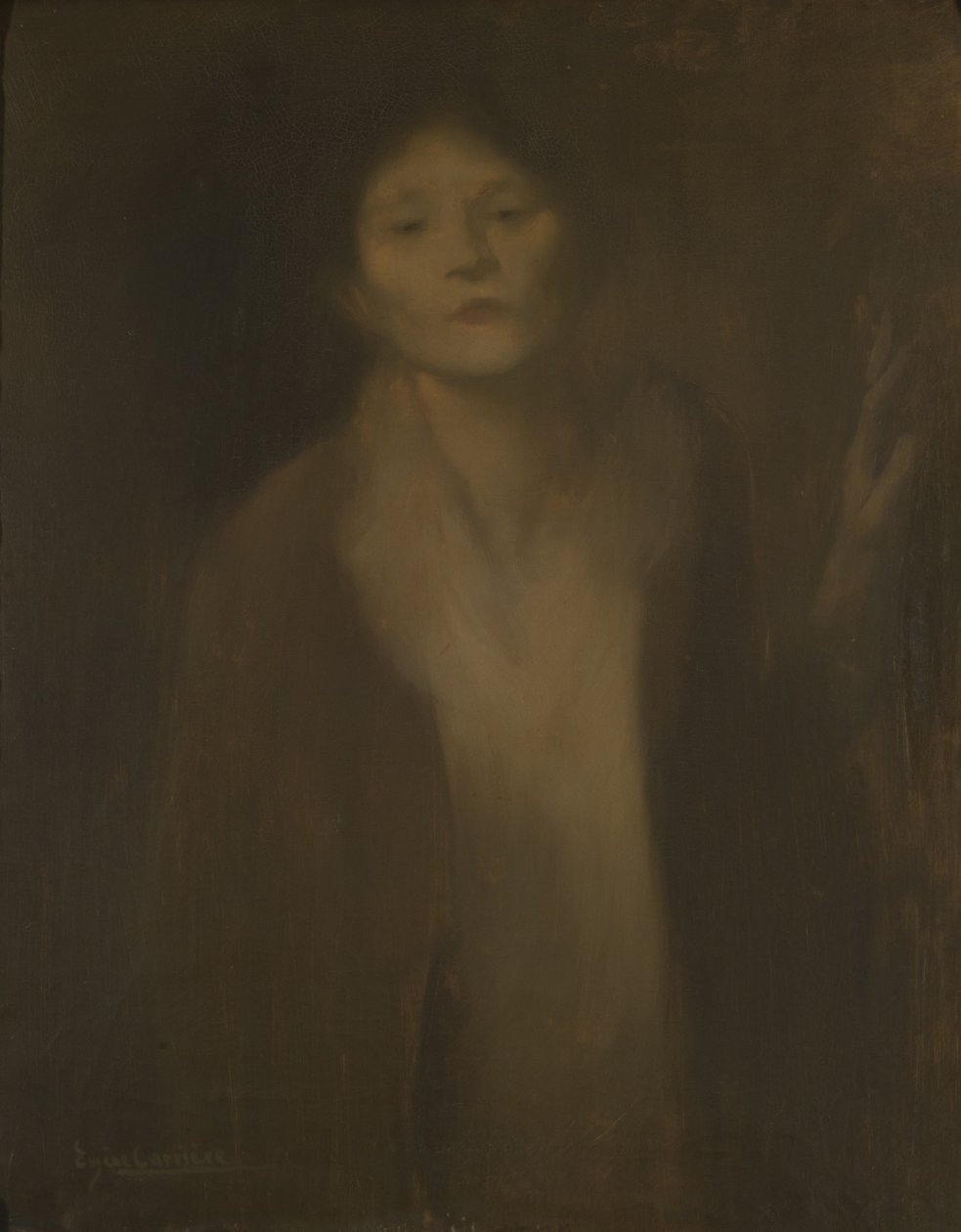 女人看 作者 欧仁·卡里尔（EugèneCarrière）