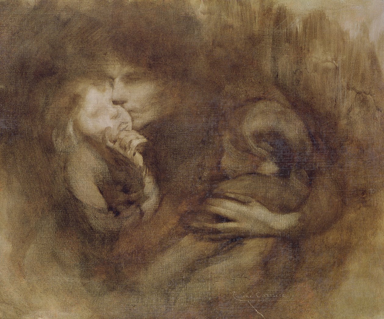 母道 作者 欧仁·卡里尔（EugèneCarrière）