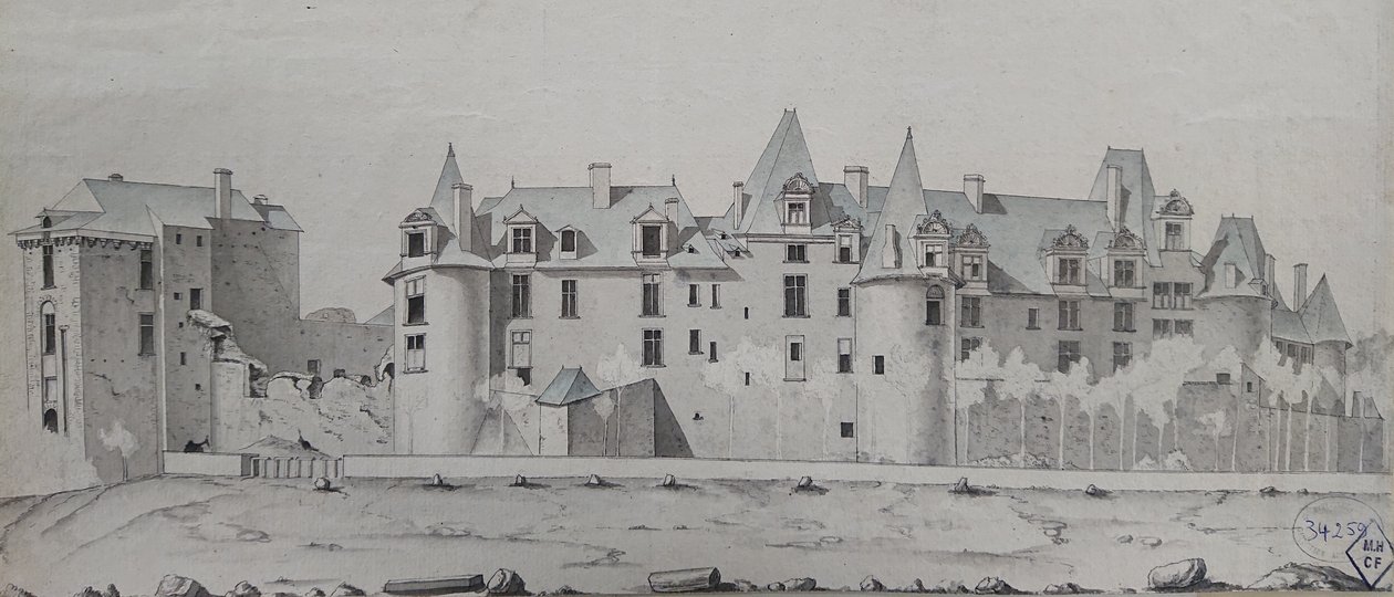 ChâteaudeChateaubriantbyEugèneViollet-le-Duc 作者 欧仁·维奥莱特·德·杜克