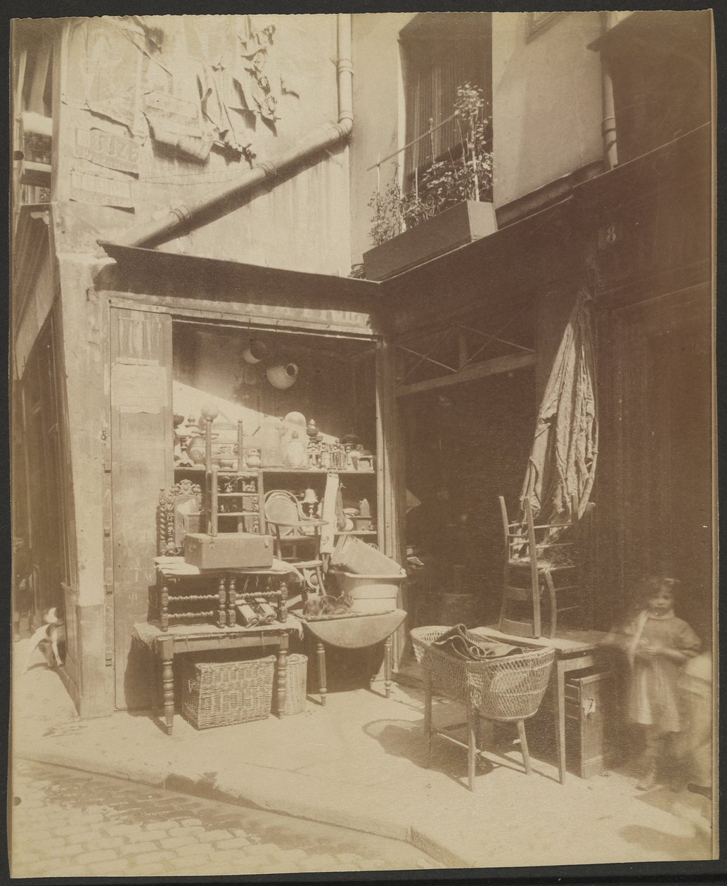 Brocanteur, Un Coin de la Rue Beaubourg, 8 (4) 作者 欧仁·阿格特