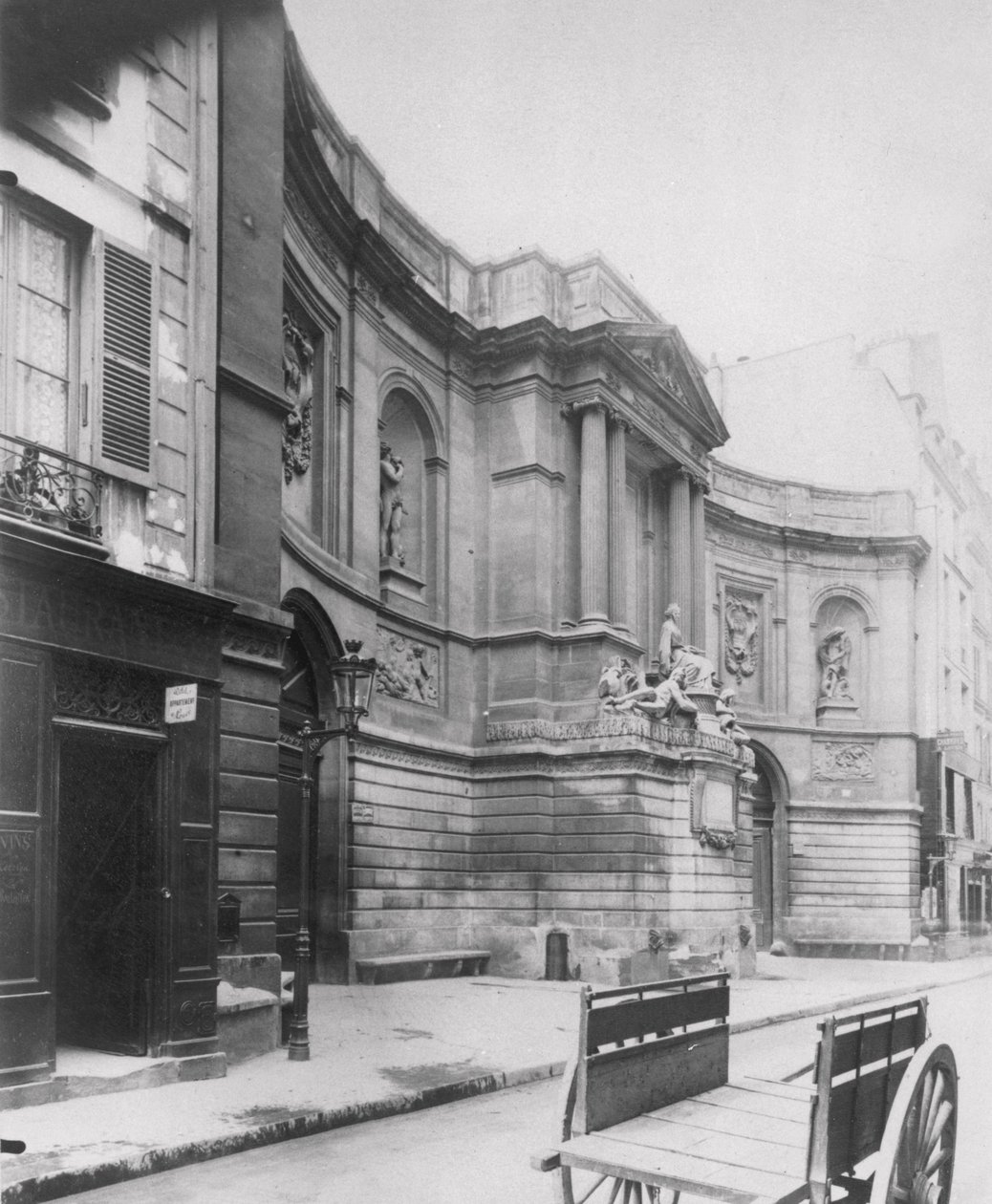 四季喷泉，Rue de Grenelle，巴黎，7th Arrondissement，1898 作者 欧仁·阿格特