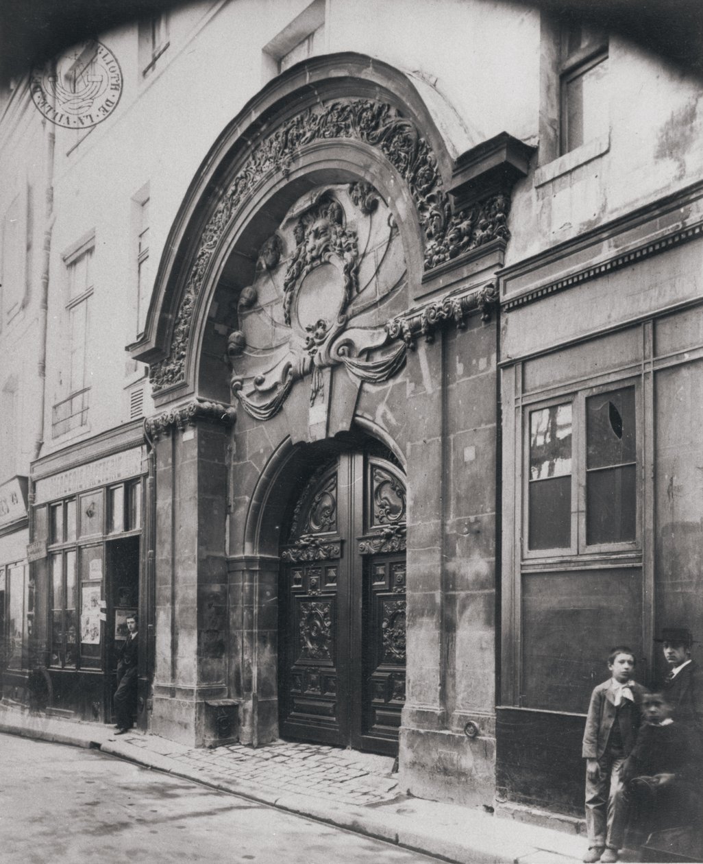 Hotel Chalons Luxembourg，Rue Geoffroy LAsnier，4th Arrondissement，1898 作者 欧仁·阿格特