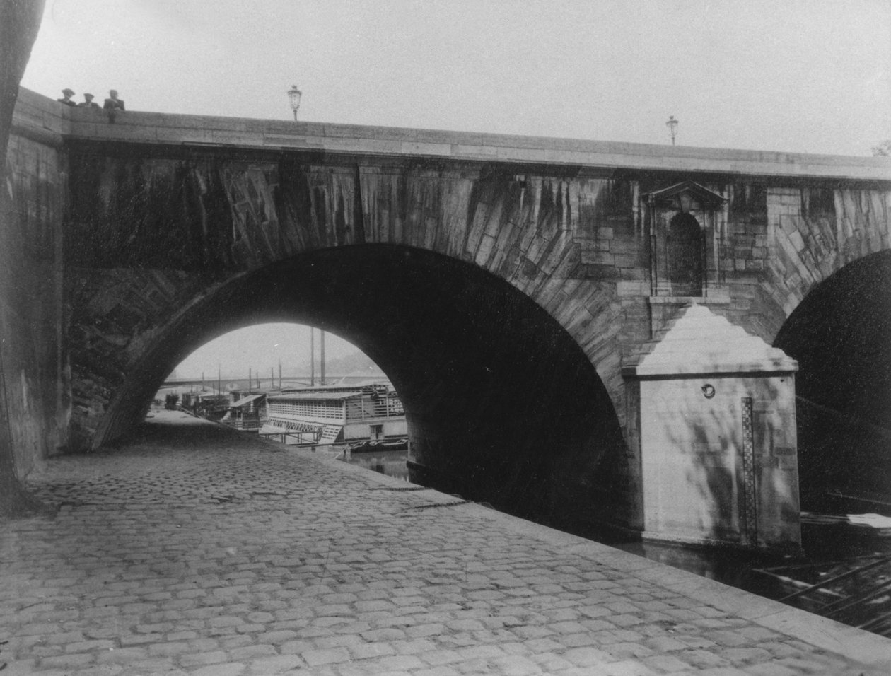 Qui dAnjou，Pont Marie，Paris（4th Arrondissement），1911 作者 欧仁·阿格特
