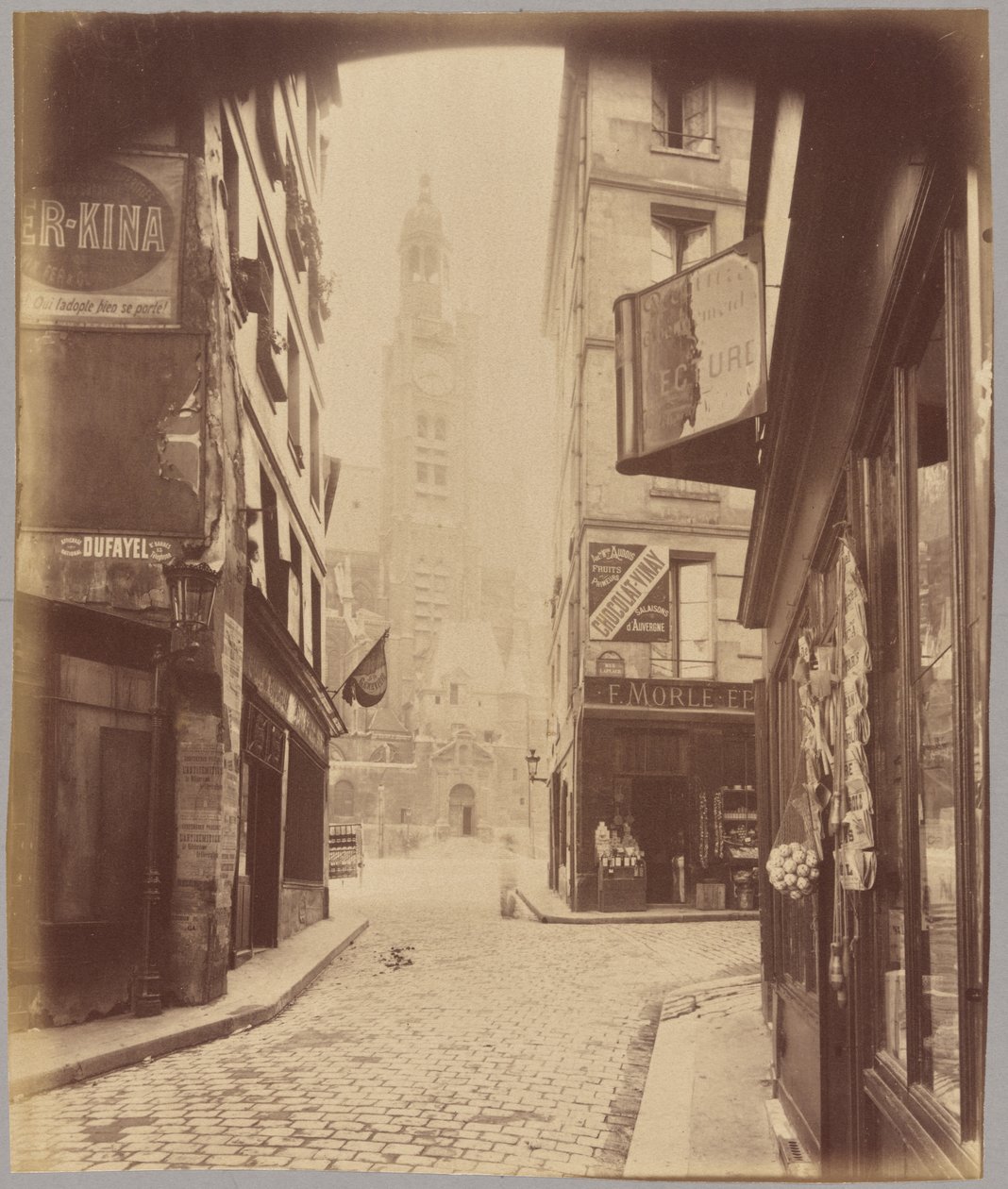 Saint-Étienne-du-Mont, rue de la Montagne Sainte-Geneviève 作者 欧仁·阿格特
