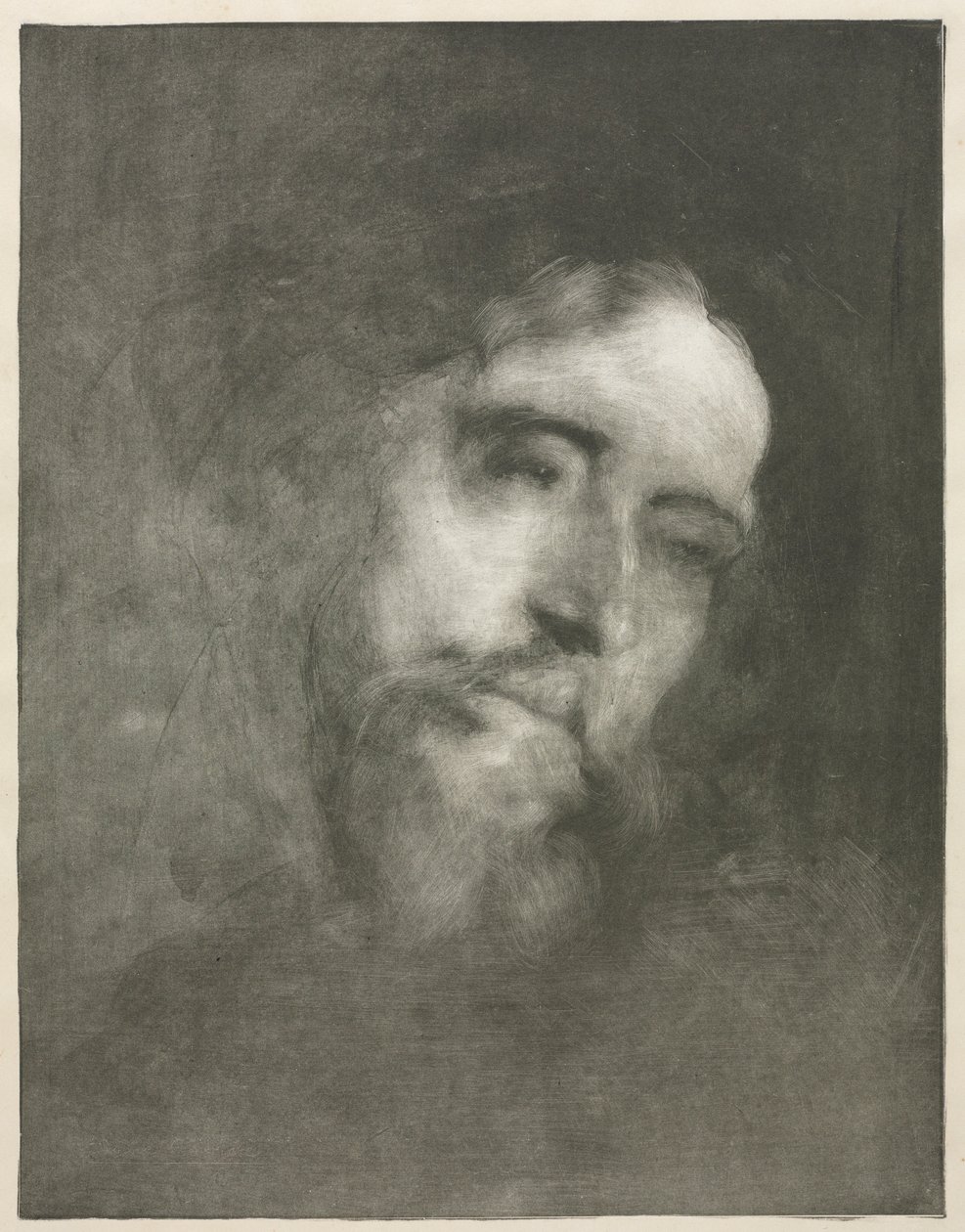 Alphonse Daudet，1893年。 作者 欧仁·卡里尔（EugèneCarrière）