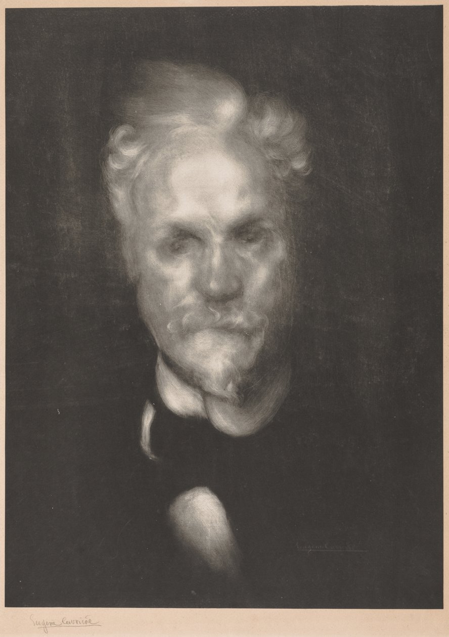 亨利·罗什福尔（Henri Rochefort），1896年。 作者 欧仁·卡里尔（EugèneCarrière）