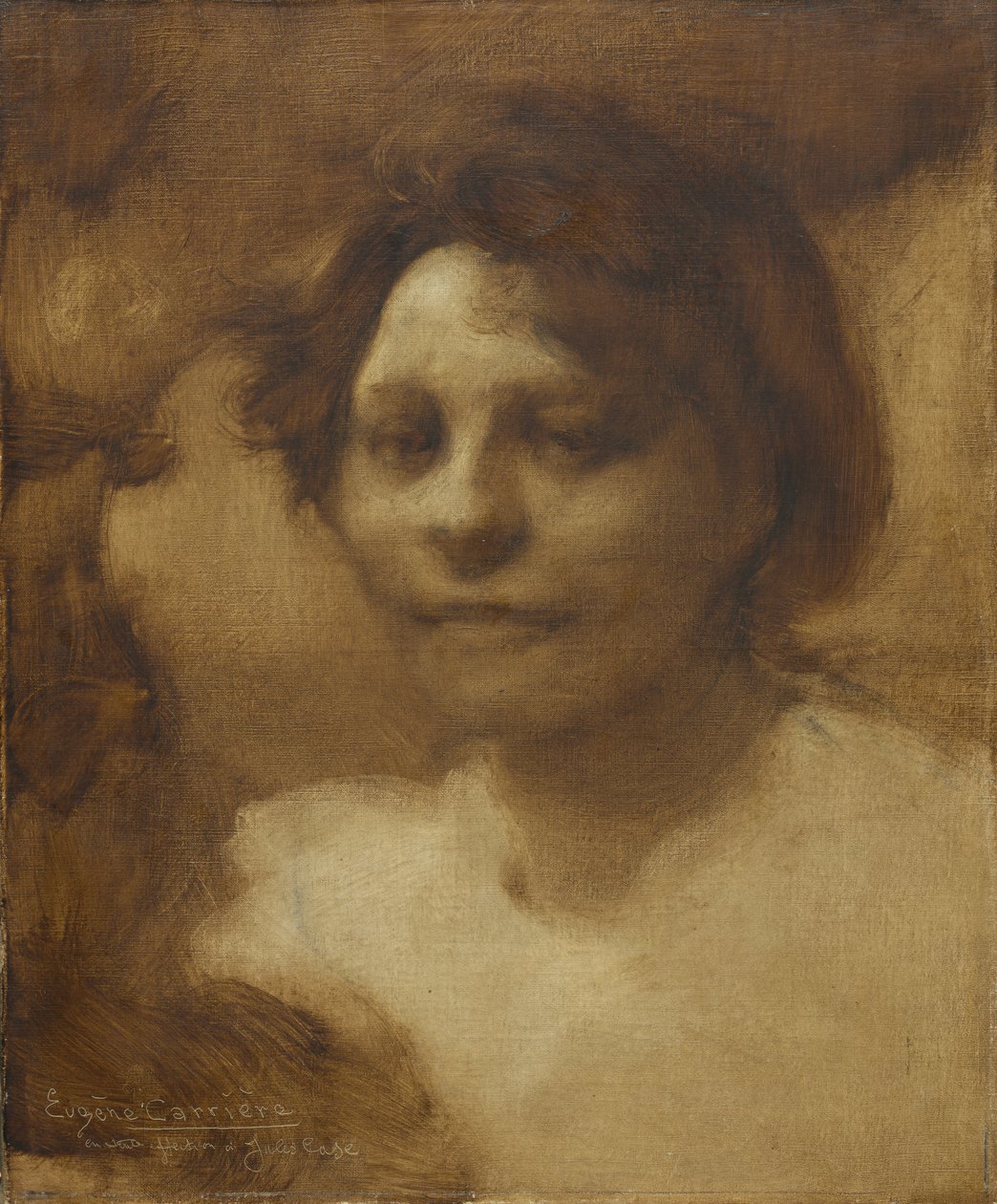 凯斯夫人，1900年9月之后，大概是1901年夏天。 作者 欧仁·卡里尔（EugèneCarrière）