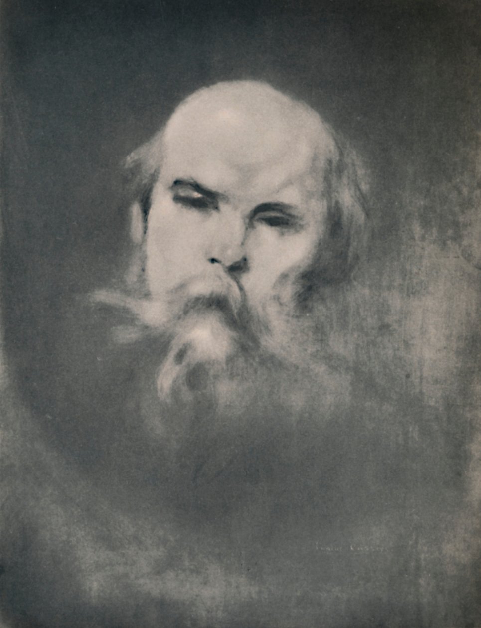 保罗·韦兰（Paul Verlaine），约1891年，1946年。 作者 欧仁·卡里尔（EugèneCarrière）