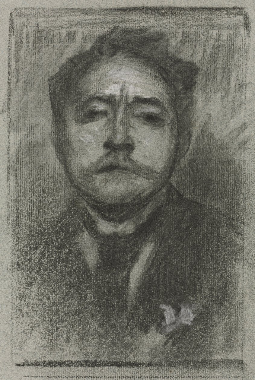 让-阿雅尔贝特肖像 作者 欧仁·卡里尔（EugèneCarrière）