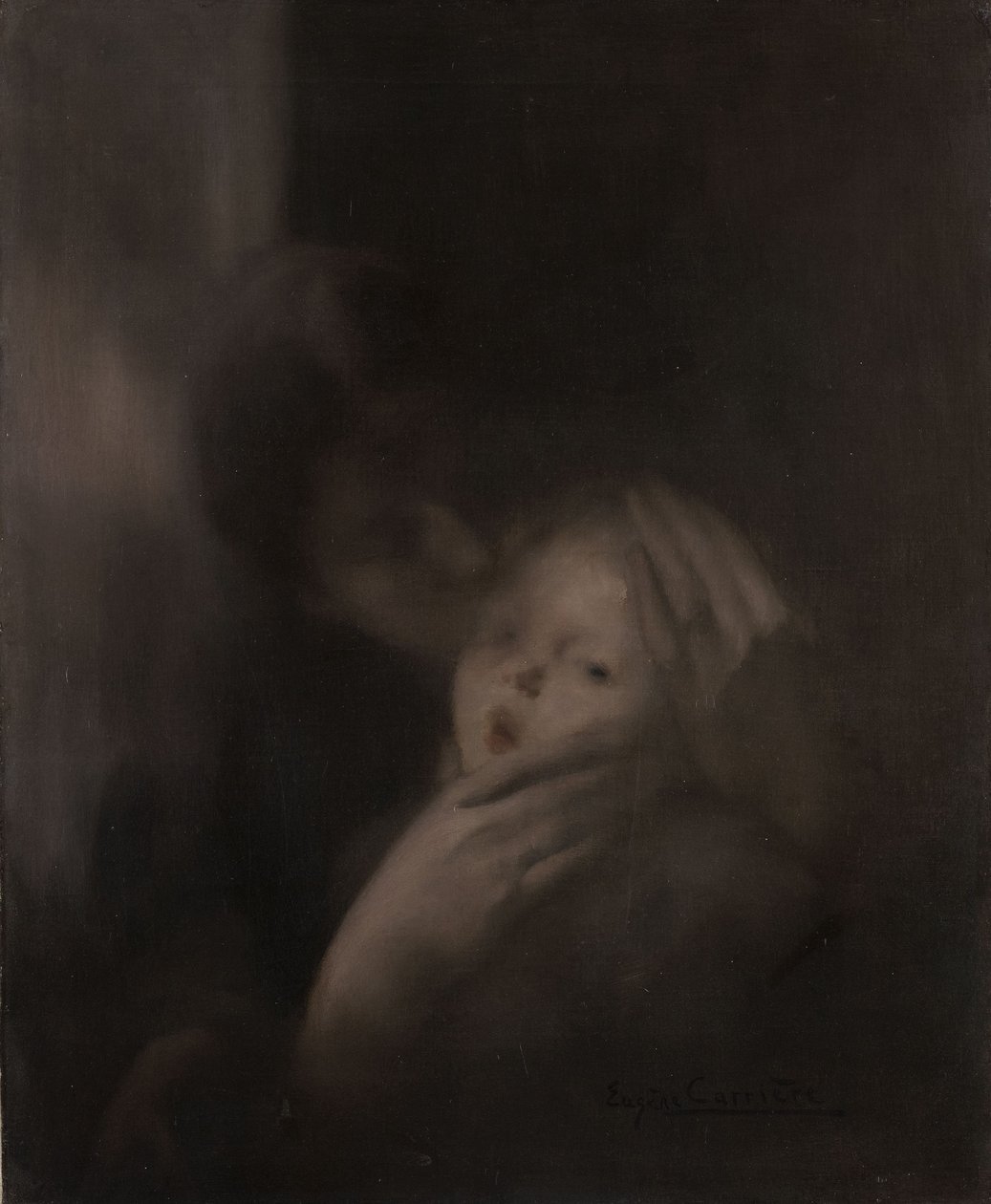 温柔（Tenderness） 作者 欧仁·卡里尔（EugèneCarrière）