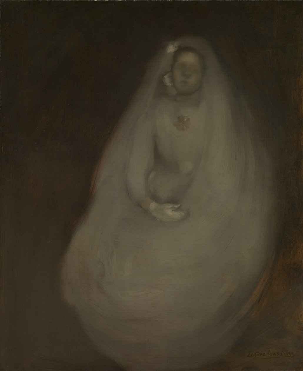 第一次圣餐，约。 1896年。 作者 欧仁·卡里尔（EugèneCarrière）