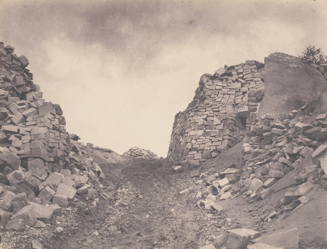 马切林采砂场，1863年。 作者 欧仁·库维利（EugèneCuvelier）