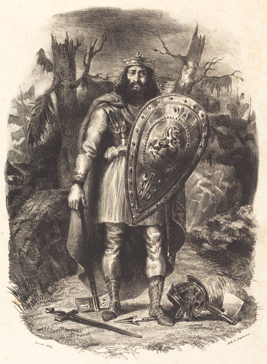 Vercingétorix, 1829. 作者 尤金·德拉克洛瓦