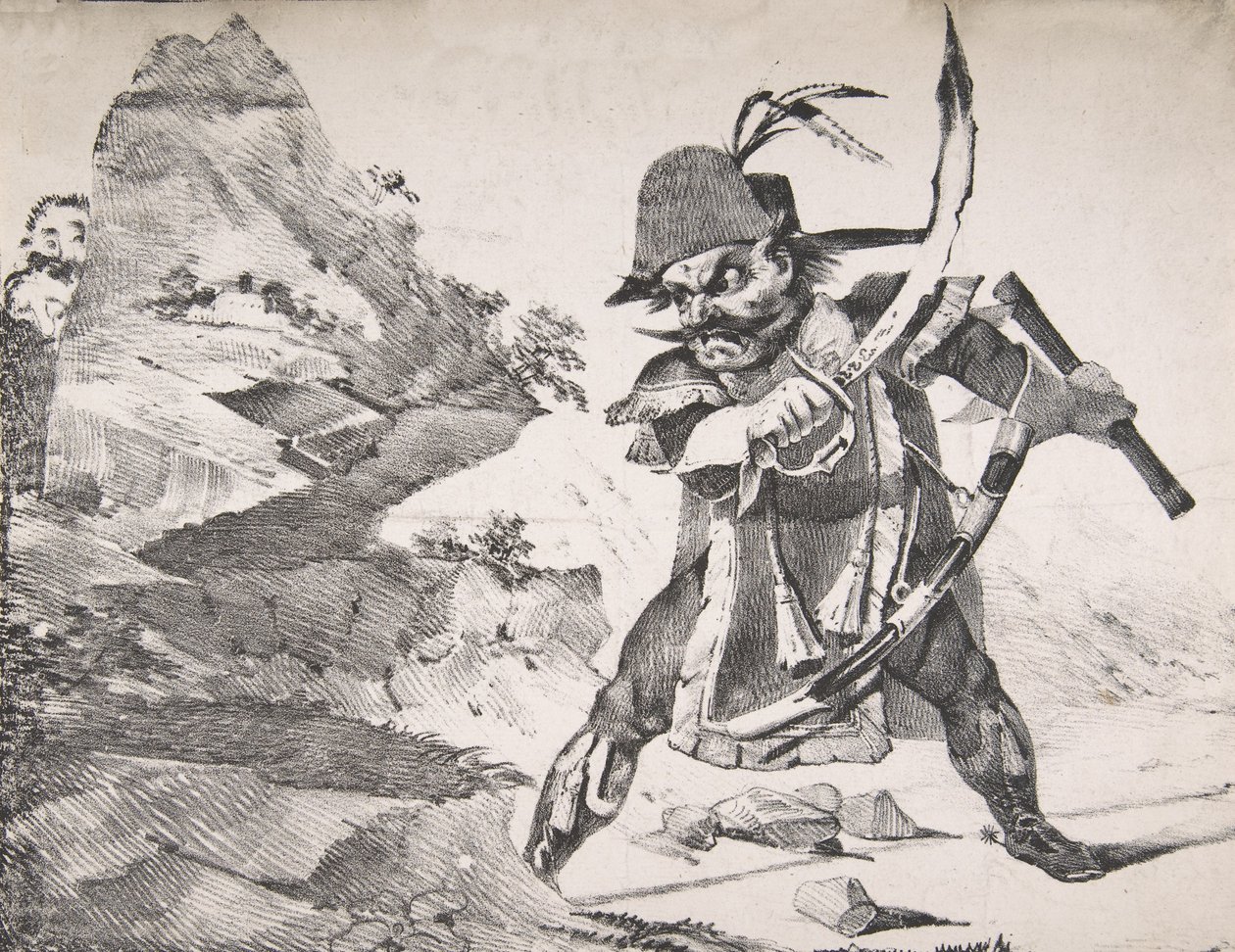 注意你的后方!!!!, 1822., 1822. 作者 尤金·德拉克洛瓦