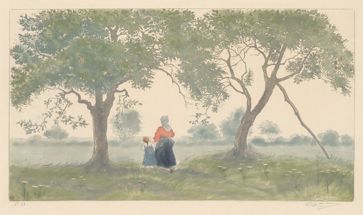 Les Pommiers, 1902. 作者 尤金·德拉特