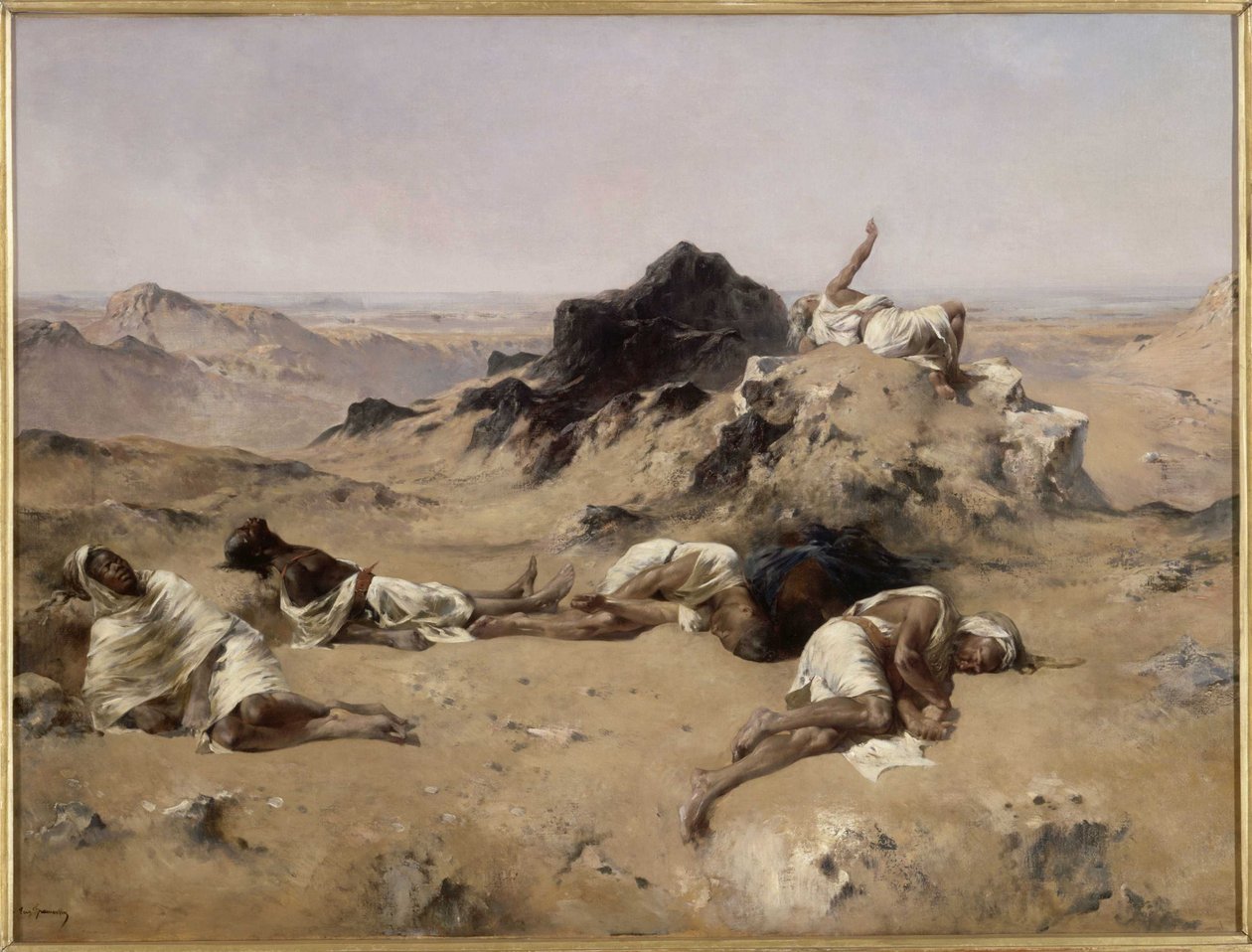 口渴的土地口渴的土地，1860年代。 作者 欧仁·弗罗门汀（EugèneFromentin）