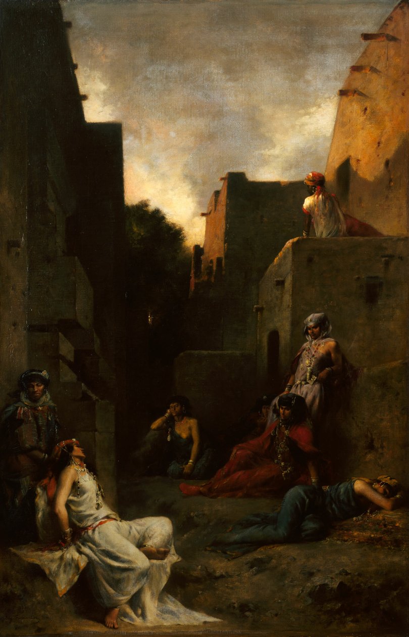 Ouled Nayls 的妇女 作者 欧仁·弗罗门汀（EugèneFromentin）