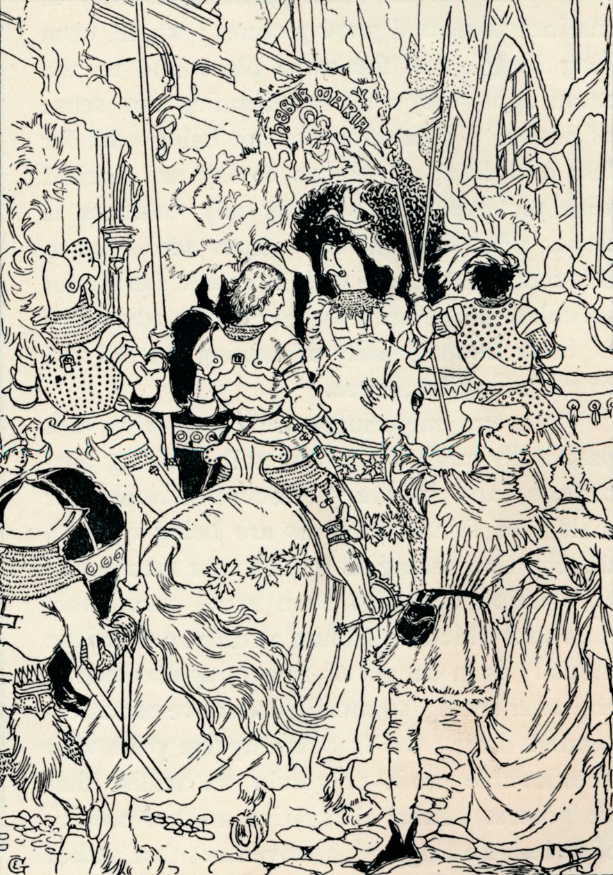 珍妮·达克（Jeanne DArc），奥尔良，c1895年 作者 尤金·格拉塞