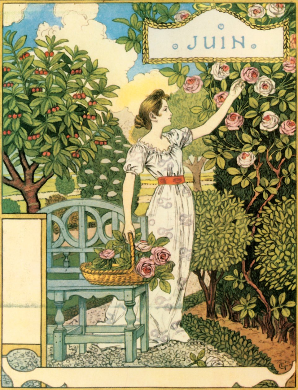 1896年6月。 作者 尤金·格拉塞