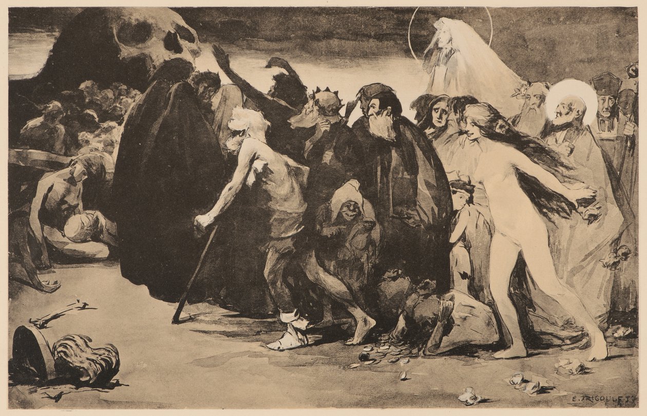 Le Chemin de la Mort 《死亡之路》，约1898年。 作者 尤金·特里古莱