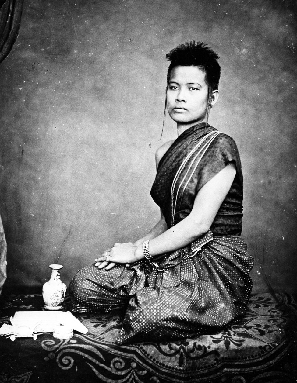 暹罗公主，1860年 作者 欧洲摄影师