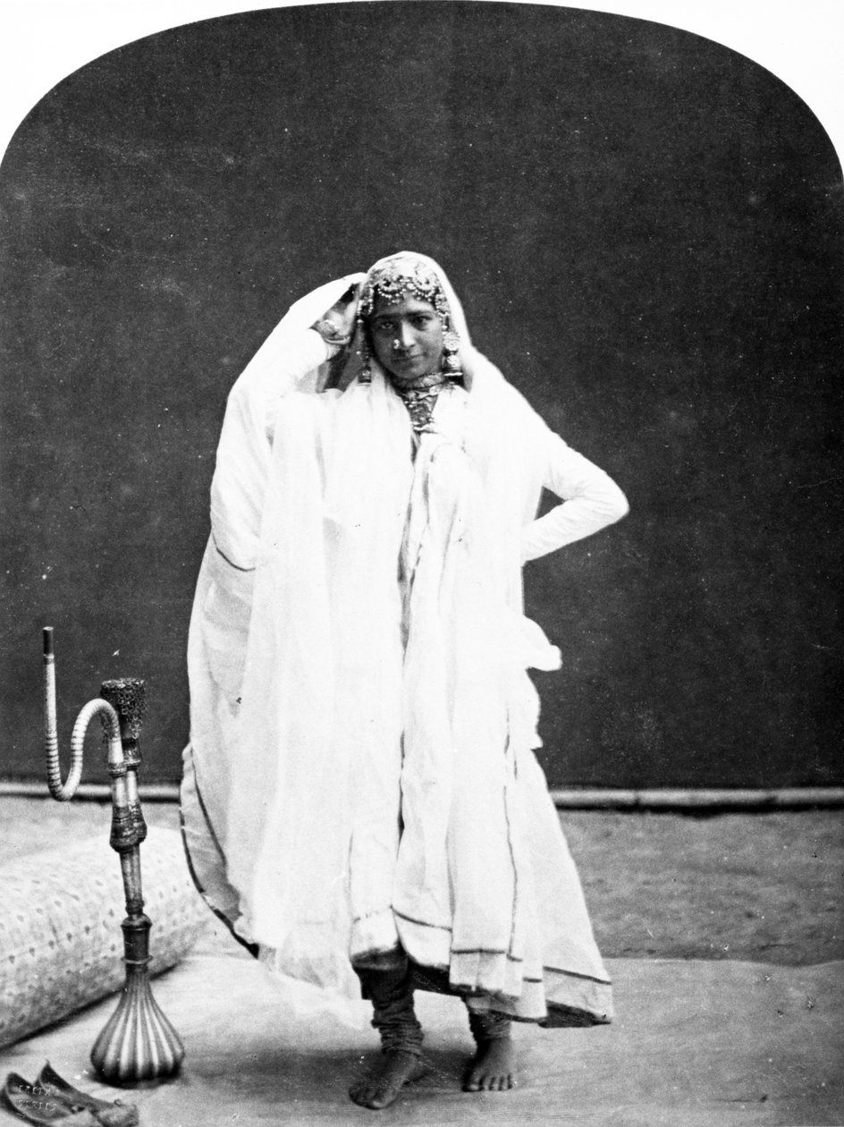 Nautch Girl，1870年代 作者 欧洲摄影师