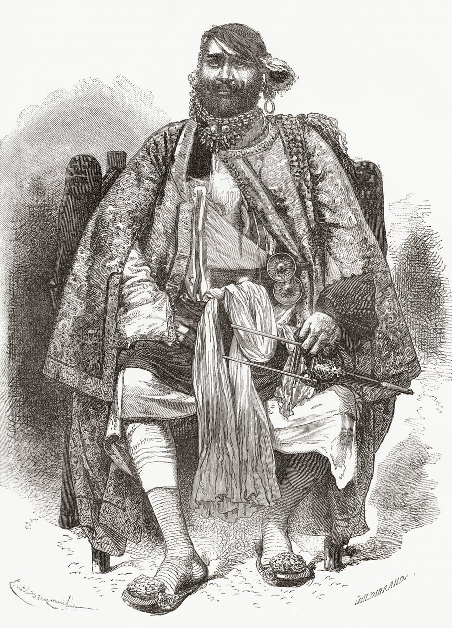 来自&39;El Mundo en la mano&39;的Rana Bhagwant Singh于1878年出版 作者 欧洲学校