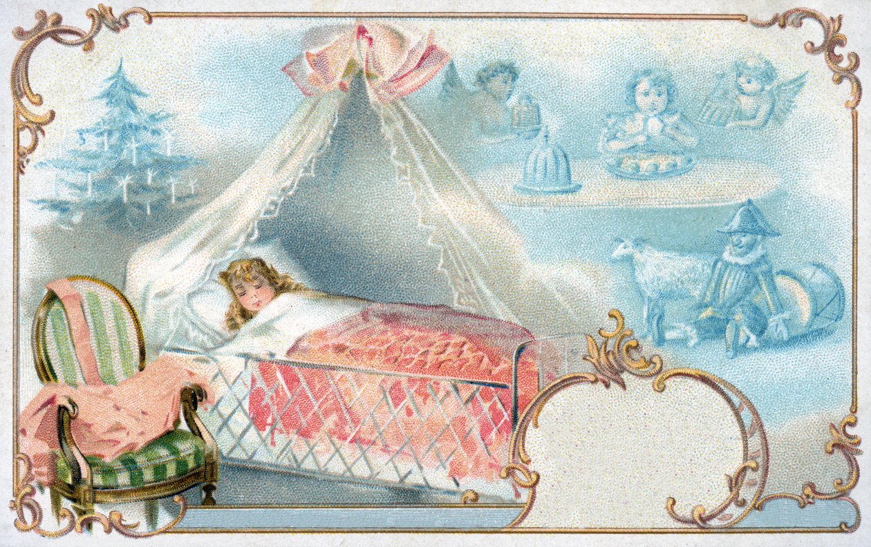 The Childs Dreams，1900 作者 欧洲学校