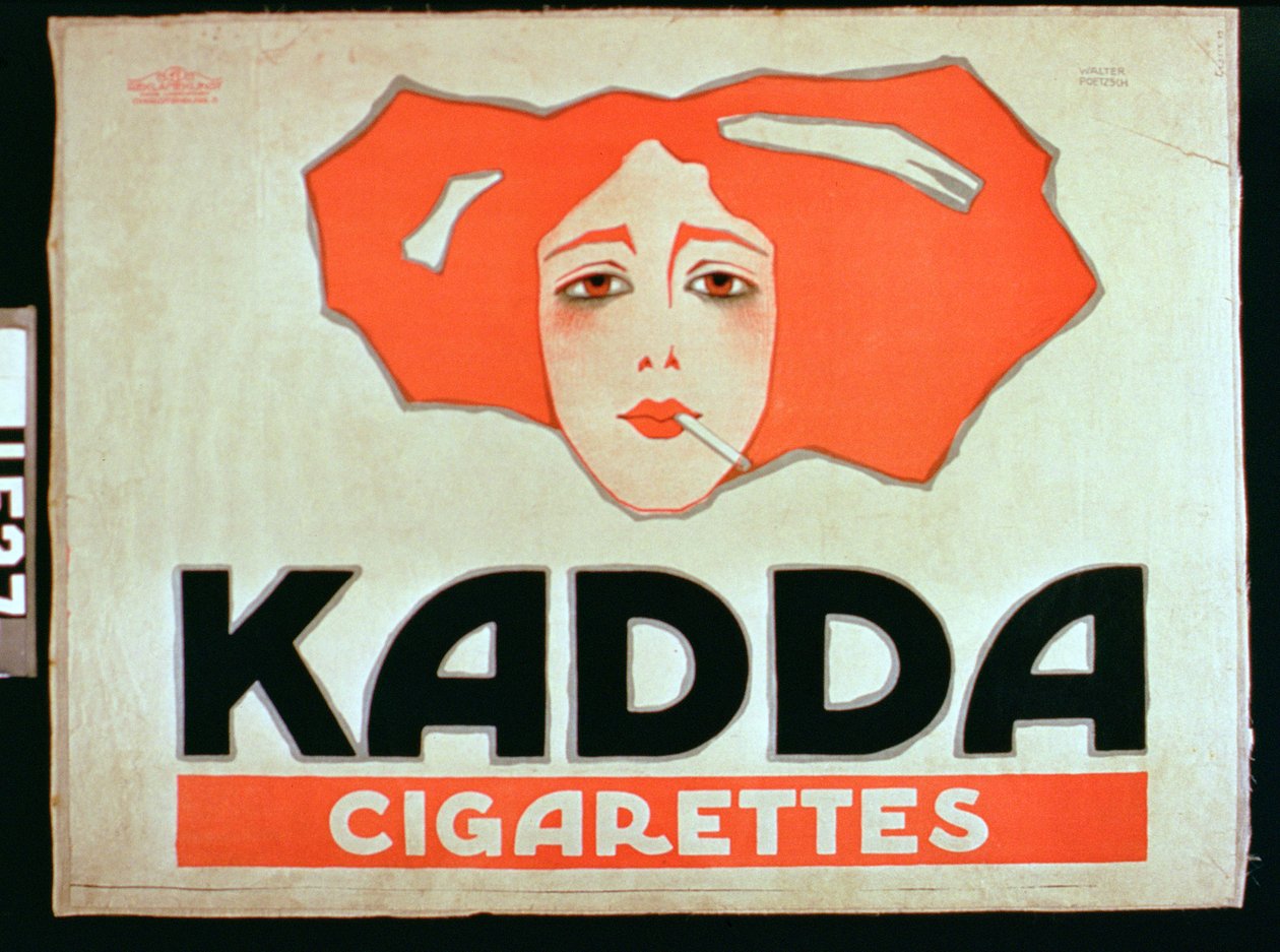 Kadda Cigarettes的广告 作者 欧洲学校