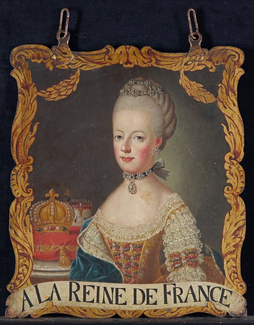 1774年后的玛丽·安托瓦内特（Marie Antoinette）标志 作者 欧洲学校