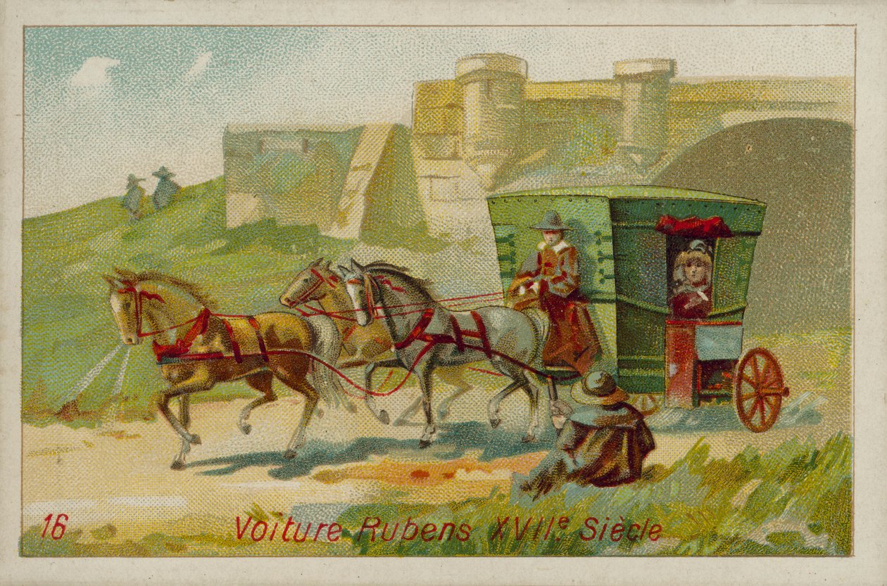 鲁本斯马车 作者 欧洲学校