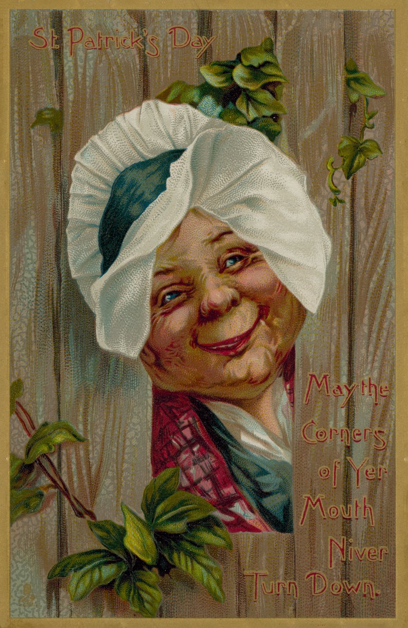 帕特里克爵士节贺卡（彩色平版印刷） 作者 欧洲学校