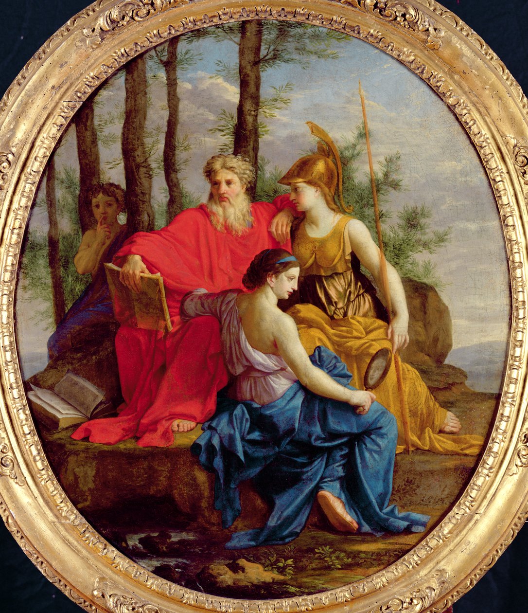 1653年完美部长或国务大臣的寓言及其属性 作者 Eustache Le Sueur