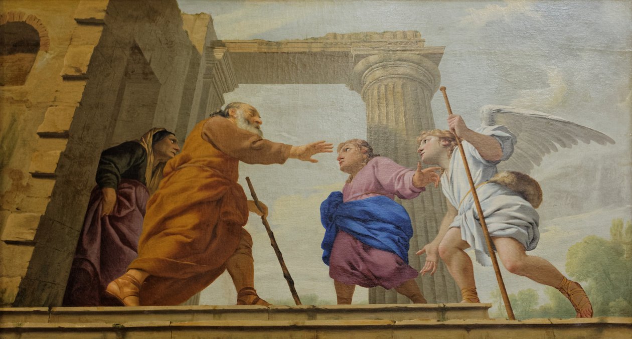 托比亚斯归来 作者 Eustache Le Sueur