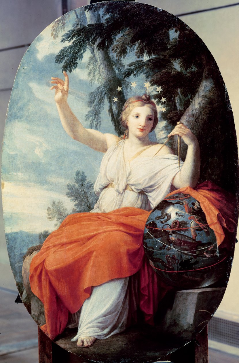 缪斯乌拉尼亚，1646-47 作者 Eustache Le Sueur